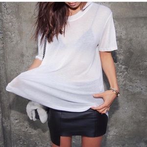 Are You Am I Lish white t shirt XS / S